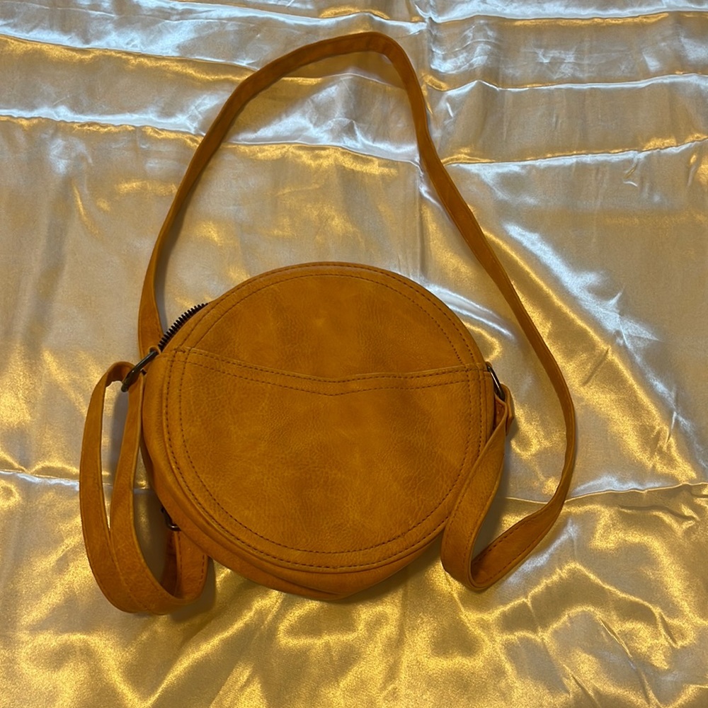 Yellow round bag